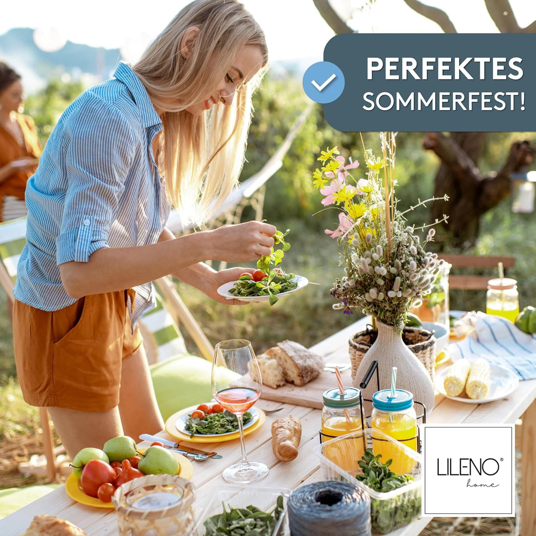 LILENO HOME Gartenstuhl Auflagen als [1er Set - Niedriglehner] in Apfelgrün - Bequeme Liegen als Sit