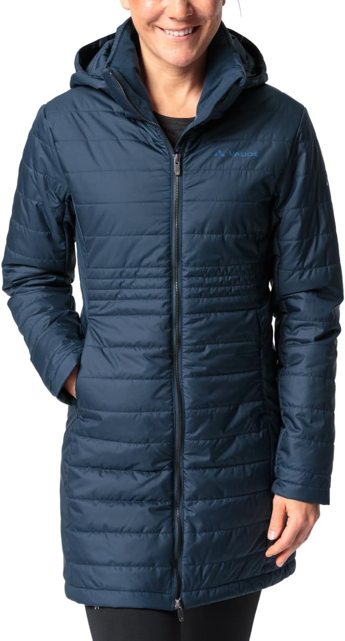 VAUDE Damen Women's Moena Insulation Parka Jacke 36 dark sea uni, 36 dark sea uni