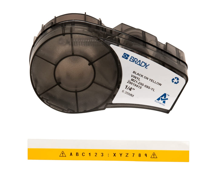Brady Vinyl-Etiketten für Etikettendrucker M211 & M210 - Vinyl-Klebe-Druckeretiketten - Industrieeti