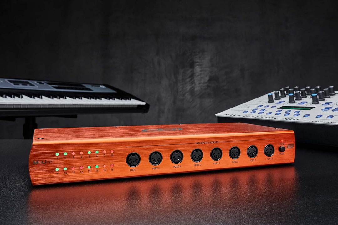 ESI M8U eX | 16-Port USB 3.0 MIDI-Interface mit USB Hub ESM8UEX, ESM8UEX