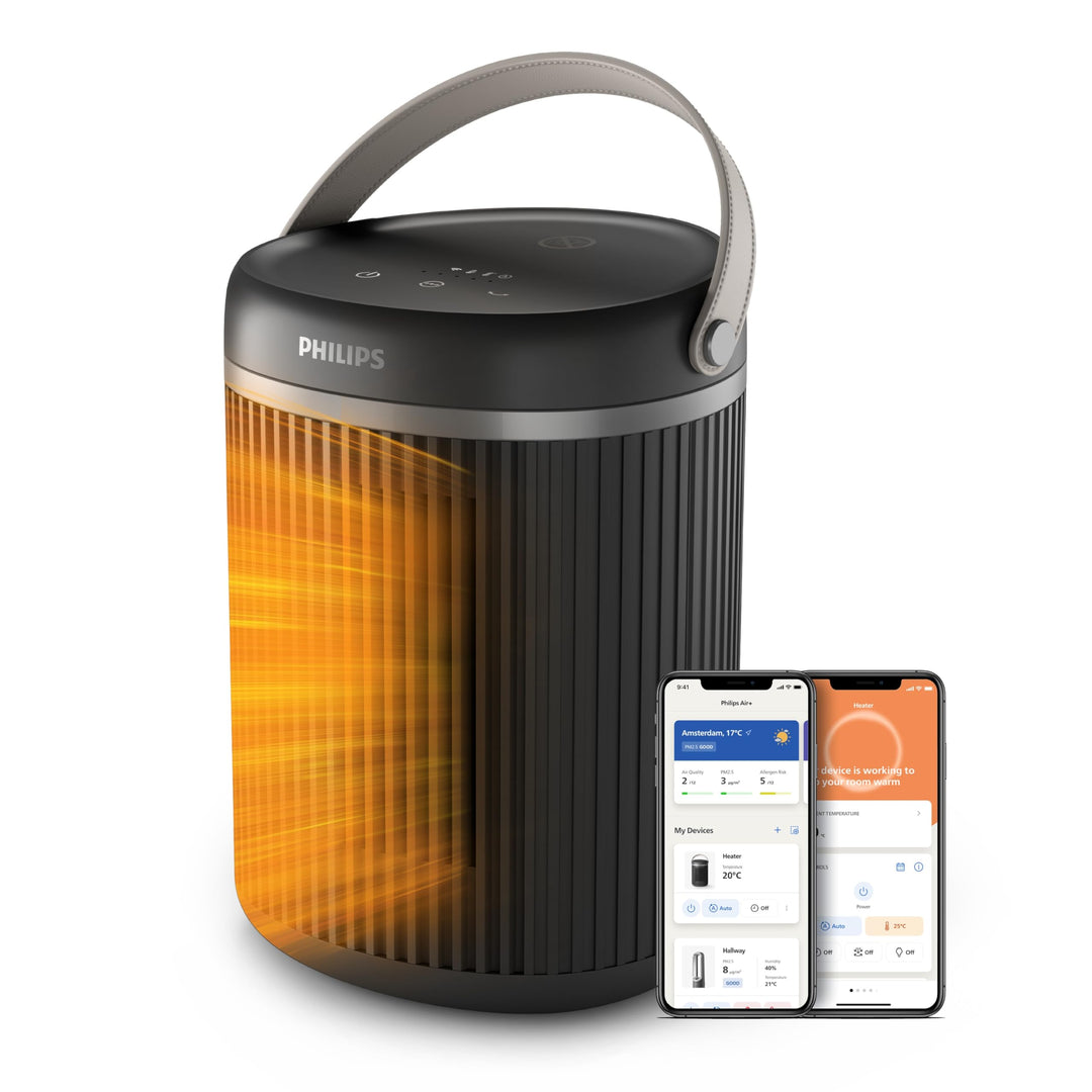 Philips 3000 Series Energy Efficient Connected Fan Heater 2000W, bis zu 50% Energieeinsparung mit Ec