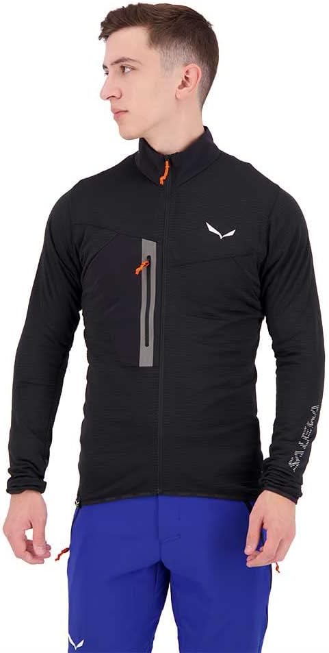 Salewa Herren Pedroc Pl Responsive M Fleece Jacke S black out melange/0910, S black out melange/0910