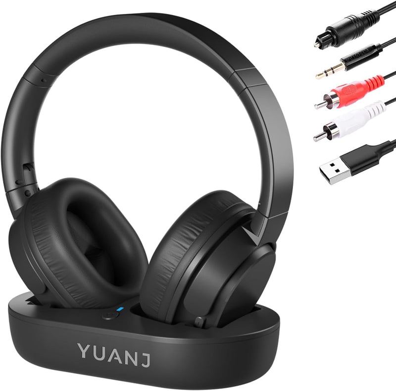 YUANJ NEU 2023 TV Kopfhörer Kabellos Over Ear, Bluetooth 5.1 Funkkopfhörer Kabellos für TV/Telefon/T