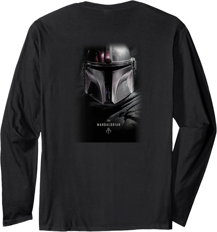 Star Wars: The Mandalorian Mando Big Face Langarmshirt