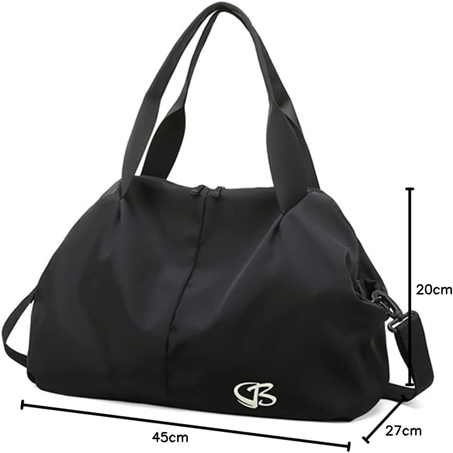 Sporttasche Damen Klein Reisetasche, 45x27x20 cm, mit Nassfach, Weekender Fitness Gym Bag, Sport Tas
