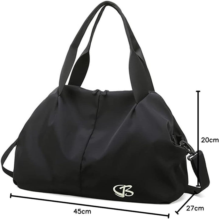 Sporttasche Damen Klein Reisetasche, 45x27x20 cm, mit Nassfach, Weekender Fitness Gym Bag, Sport Tas