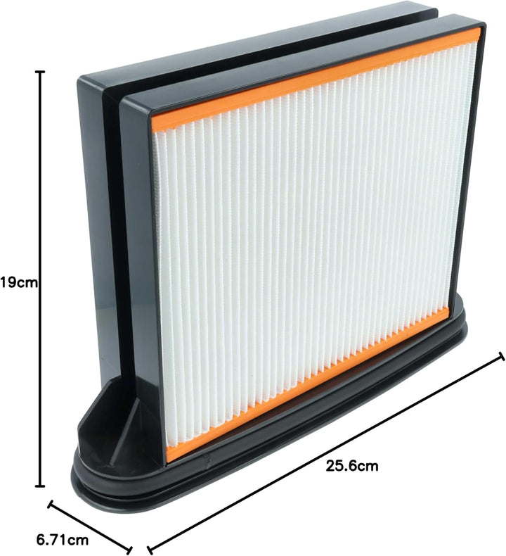 vhbw 2x Flachfaltenfilter F8 kompatibel mit Storch VacTec 25 Industriestaubsauger Staubsauger