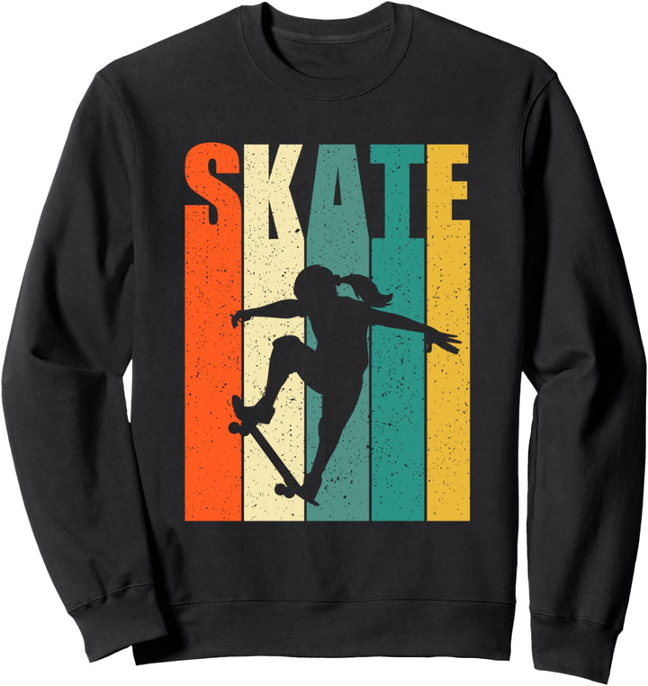 Skater Girl Skateboard Stunt Skater Mädchen Geschenke Sweatshirt