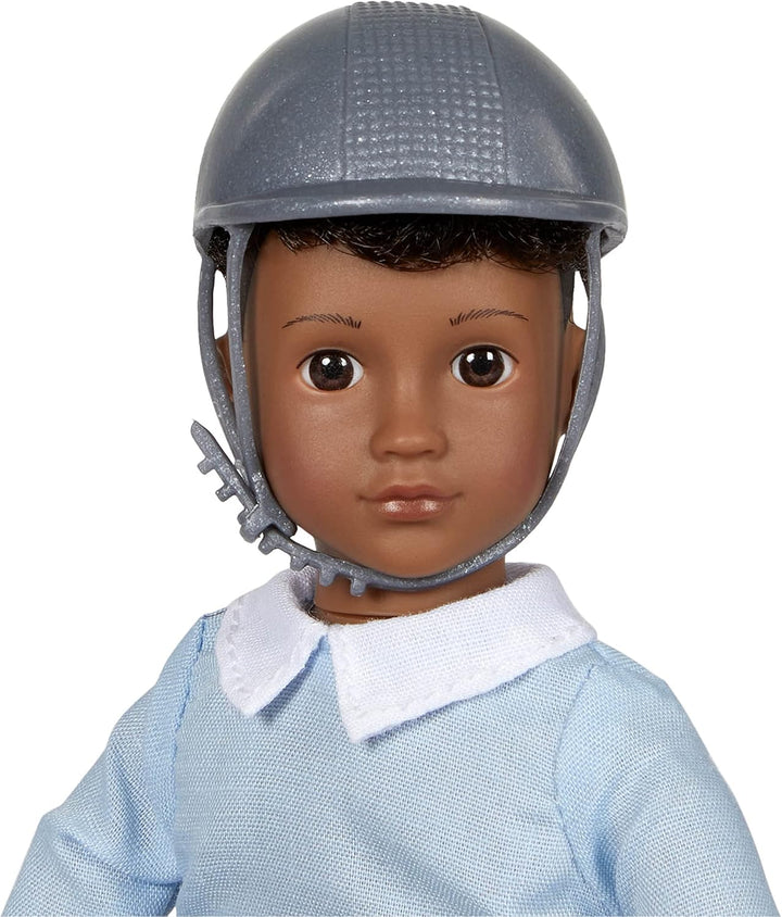Lori - Landon & Luna - Mini Junge Puppe & Spielzeugpferd - Set mit Kleidung, Tier und Zubehör - Spie