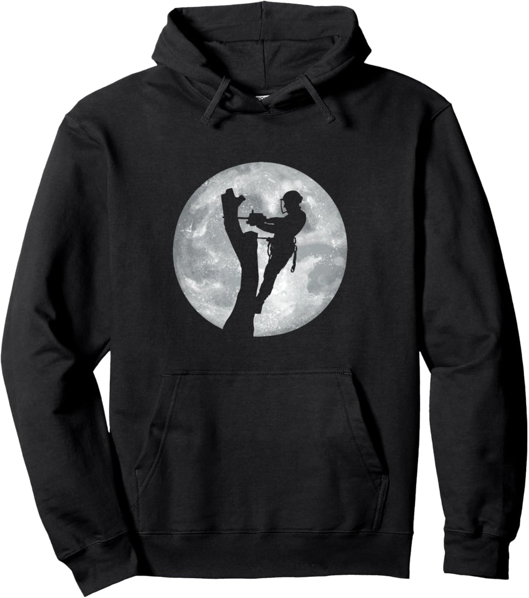 Retro Baumpfleger Pullover Hoodie