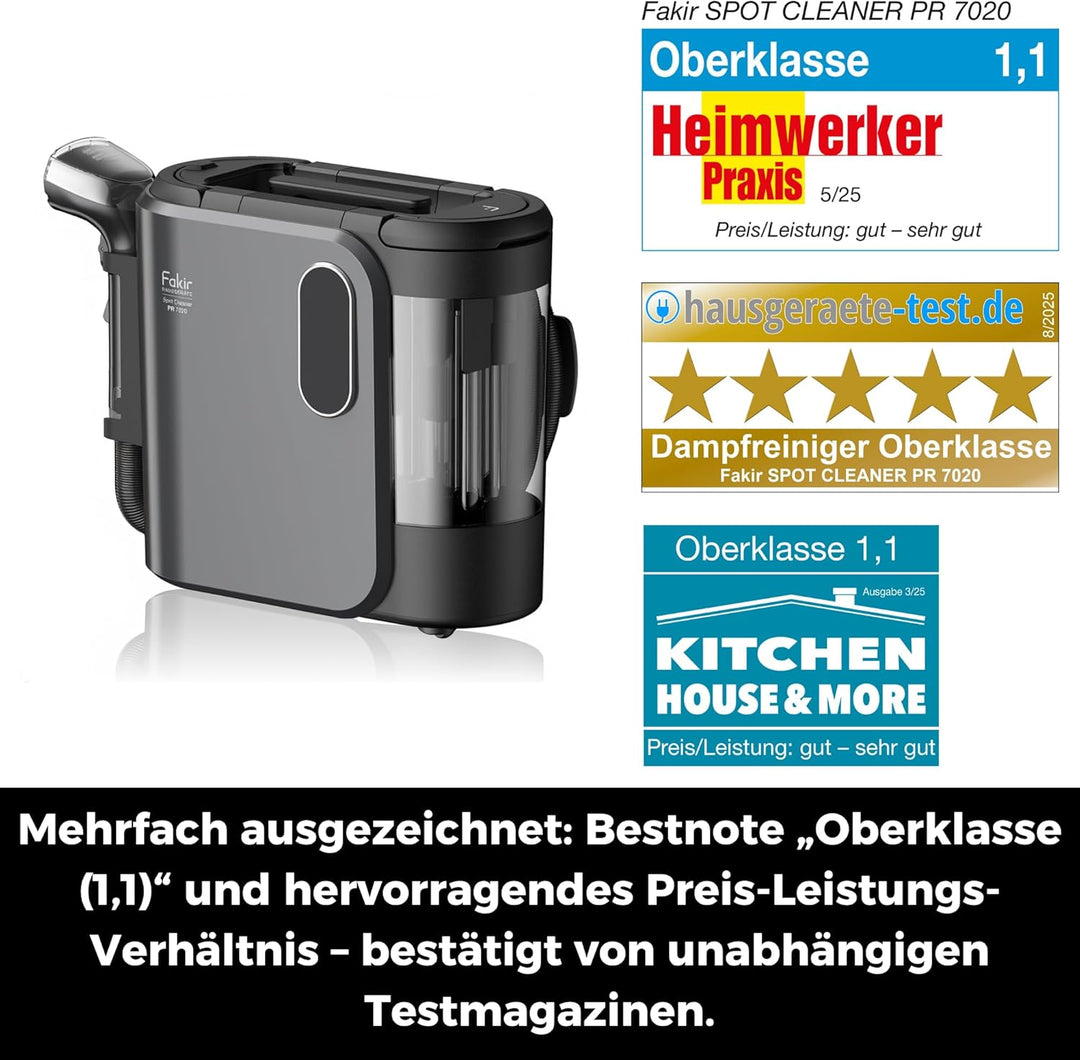Fakir SDA Dampf/Fleckenreiniger schwarz Spot Cleaner PR 7020