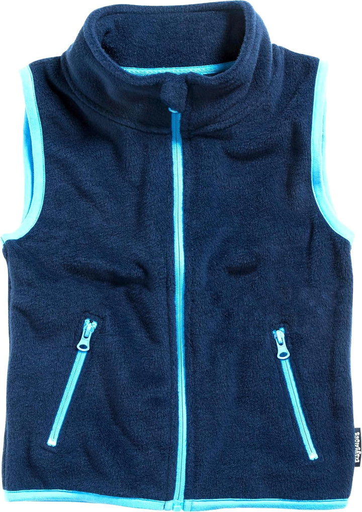 Playshoes Unisex Kinder Fleece Weste Outdoor-Oberteil 74 Marine, 74 Marine