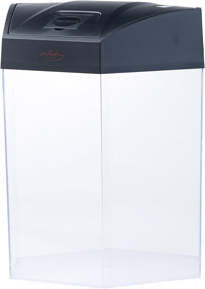 infactory Nano Aquarium: Beleuchtetes Panorama-Aquarium Hexagon, Komplett-Set, 19 l (Panorama Aquari