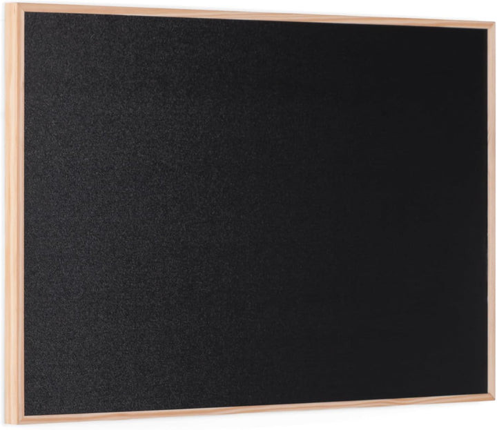 Bi-Office Kreidetafel New Basic, Memoboard mit Natur Kiefernholz Rahmen, 885x585 mm Kiefernholz Rahm