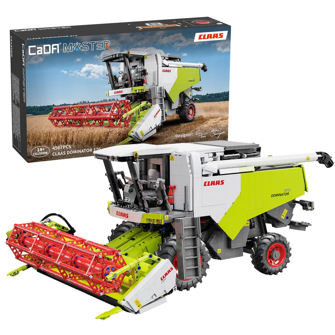 CaDA CLAAS Dominator 370 Mähdrescher - 4567 Teile - Selbstbaustein Baustein Modell C61508W