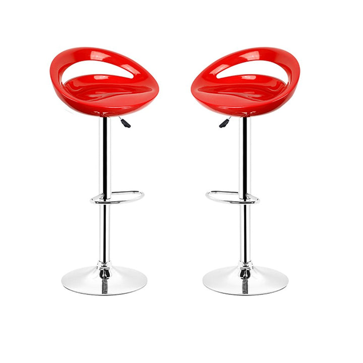 Barhocker 2er Set aus ABS-Kunststoff, Drehbare Barhocker Höhenverstellbar 55 bis 75 cm, Barstuhl Küc