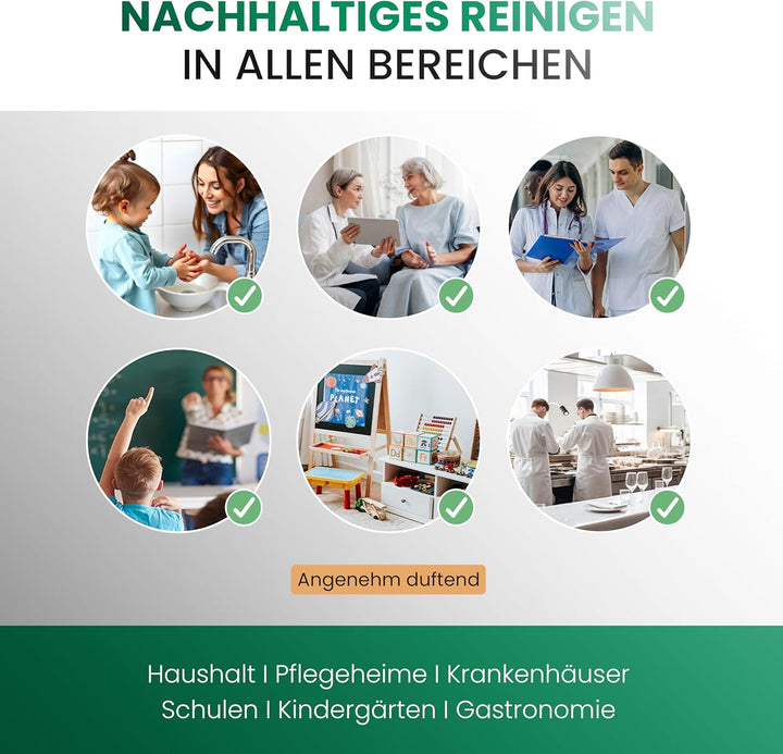 BiOHY Creme Seife (9 x 1 Liter) | Hautschonende, rückfettende &amp; geruchsneutrale Handseife | flüssige