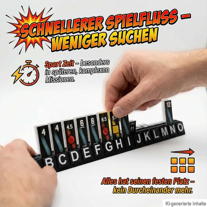 Kabelhalter passend für Bomb Busters – 5 Stück Organizer für Kabelplättchen – Kompatibel mit Spiel d