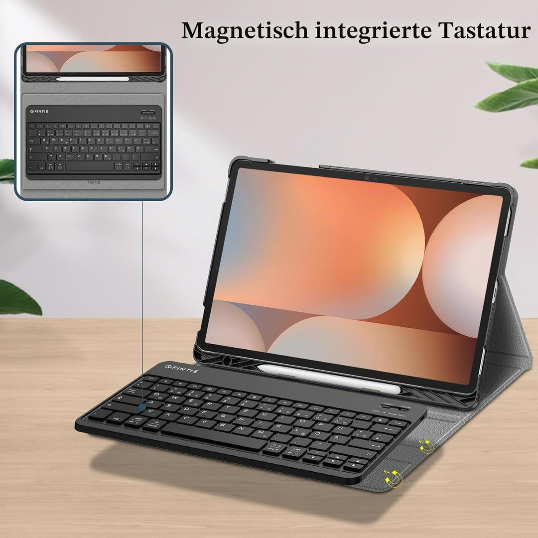Fintie Tastatur Hülle für Samsung Galaxy Tab S10+ Plus/S9 FE+ Plus/S9+ Plus 12.4 Zoll Tablet, Keyboa
