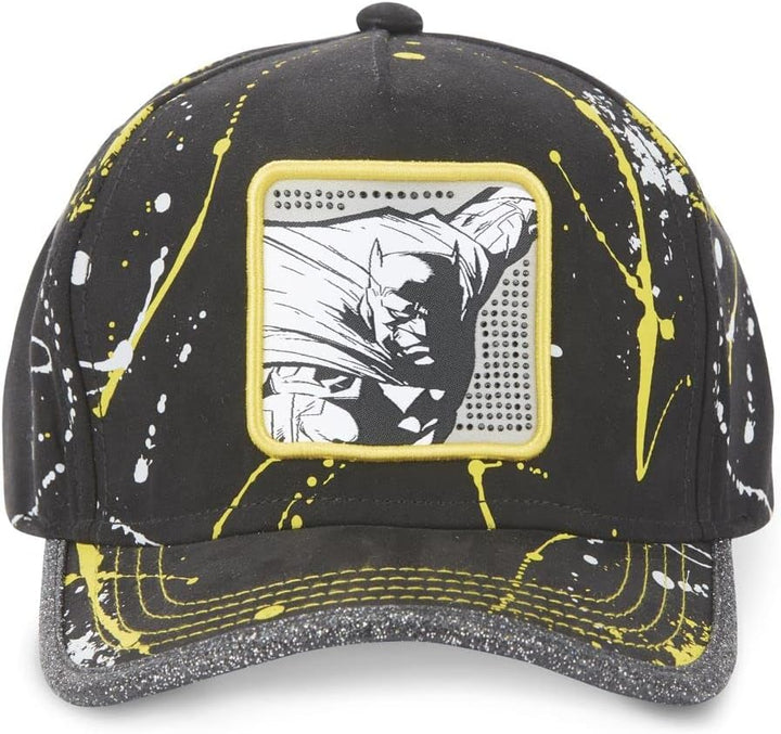 Capslab Batman Black Yellow Strapback Cap Einheitsgrösse Strapback-Batman-Black-#29132, Einheitsgrös