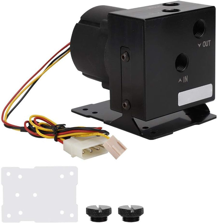 VBESTLIFE Computer-Wasserkühlungspumpe, DC 12V 1.8A Integrierte PC-Wasserpumpe mit Halterung für 120