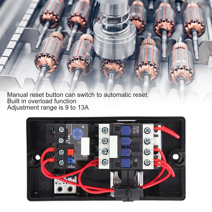 LE1D12M7 Magnetstarter Wasserdichter einphasiger 220/230-V-Motorstartschalter Dreiphasiger 380/400-V