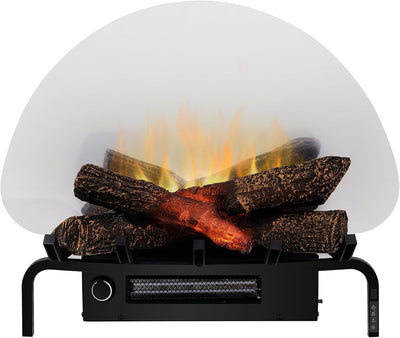 DIMPLEX - Revillusion Logset 20" - Freistehender Elektrokamin - Schwarz - Heizfunktion, LED-Holz Set