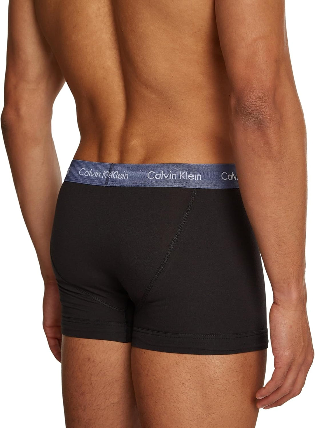 Calvin Klein Herren Trunk (3er Pack) S Black (B- R Iris, Grey Heat, Dusty Tan Wbs), S Black (B- R Ir