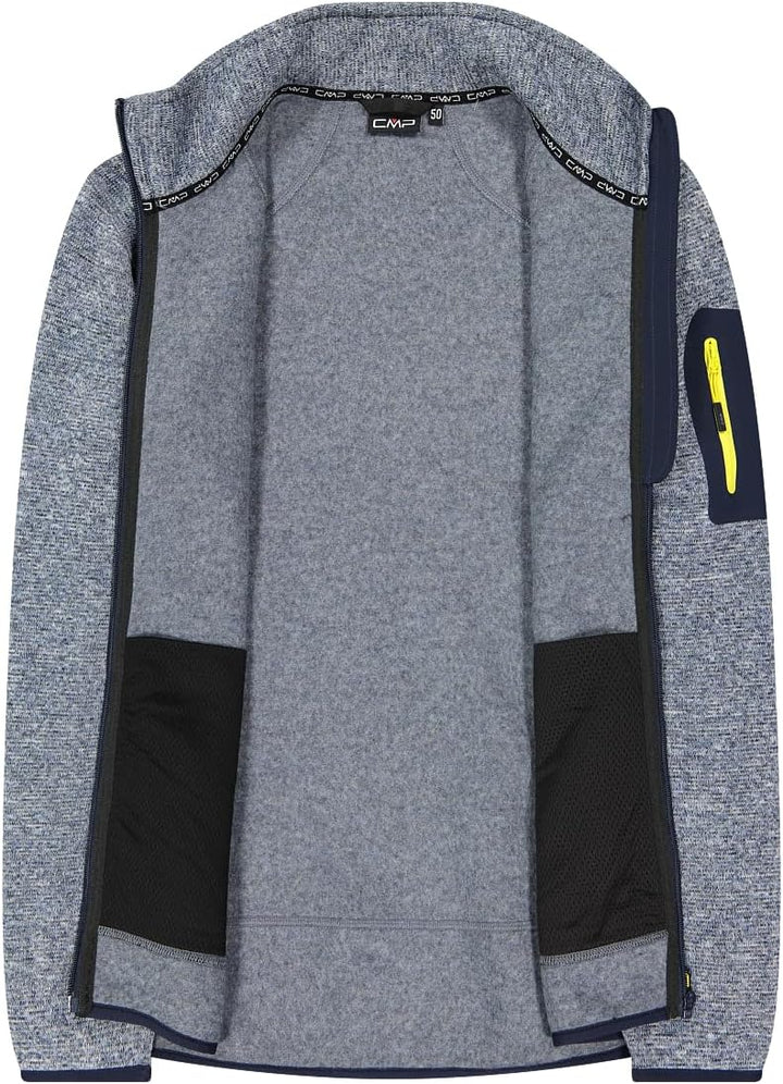 CMP Herren Herrenjacke fleecejacke M -10nu B.blue/Bluestone, M -10nu B.blue/Bluestone