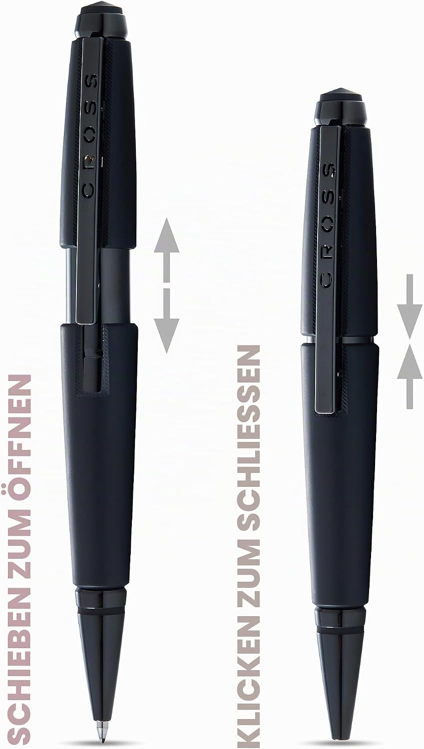 Cross Edge Rollerball (Strichstärke M, Schreibfarbe: schwarz, nachfüllbar, inkl. Premium Geschenkbox