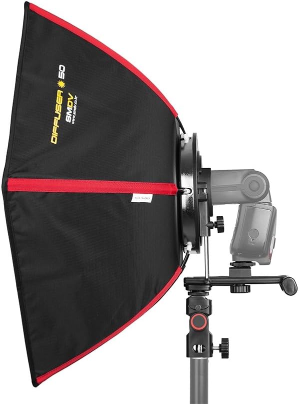 SMDV Speedbox-50 II Hexagon Softbox 54 cm für System- / Aufsteckblitzgeräte mit Streben aus Stahl