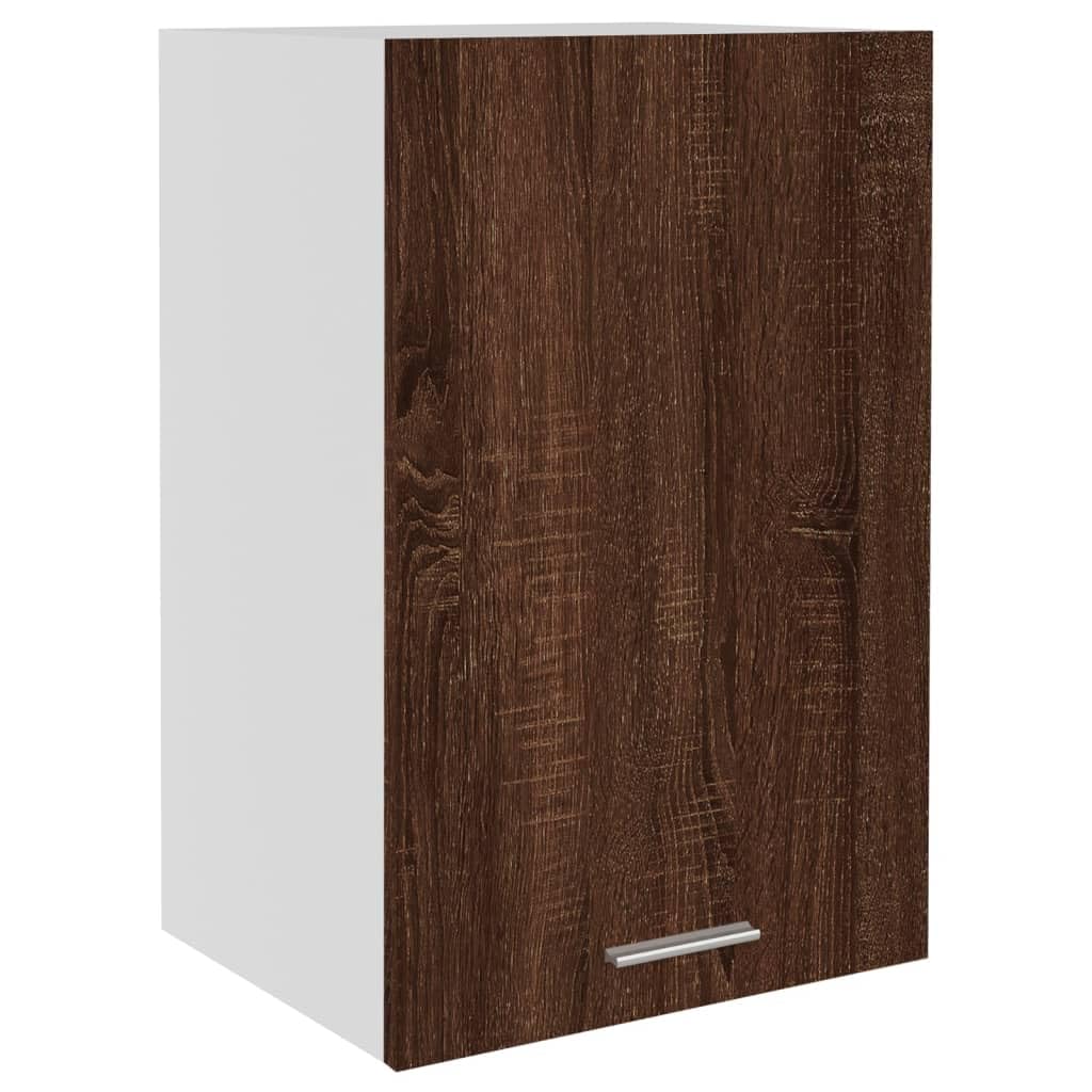 vidaXL Hängeschrank Braun Eichen-Optik 39,5x31x60 cm Holzwerkstoff Hängeschrank 40 cm Braune Eiche,