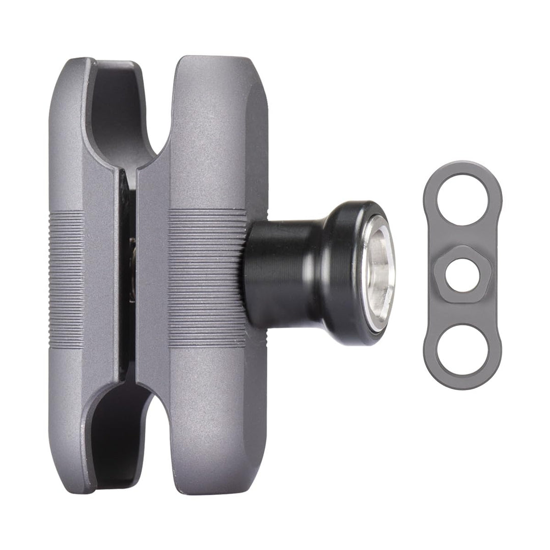 FANAUE Doppelbuchsenarm Kompatibel mit RAM Mounts 1" Ball und Motorrad Fahrrad Telefonhalter, passt