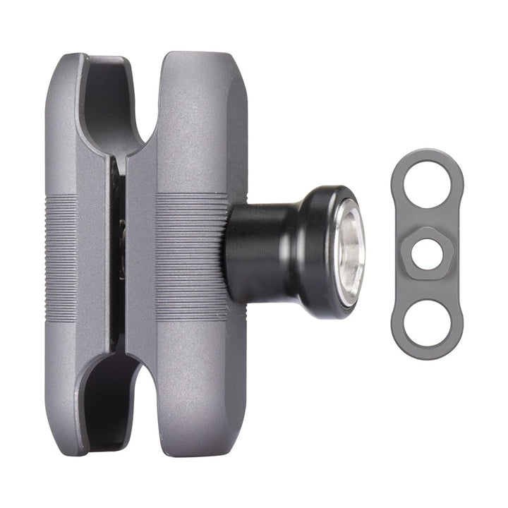 FANAUE Doppelbuchsenarm Kompatibel mit RAM Mounts 1" Ball und Motorrad Fahrrad Telefonhalter, passt