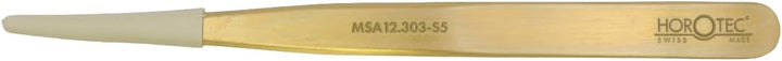 KD89 Horotec MSA12.303 Präzisions-Pinzette für Uhrmacherkunst aus Messing, hervorragende Verarbeitun