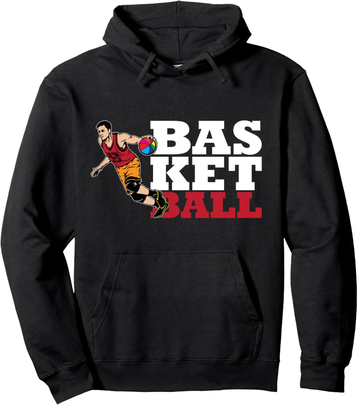 Basketball Motiv für Basketballer Pullover Hoodie