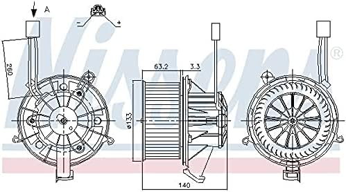 Nissens 87264 Lüfter Rückbank