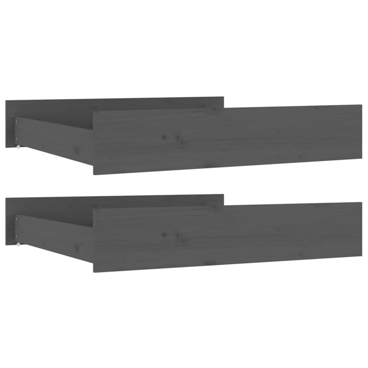 vidaXL 2X Bettschublade Bettkasten Bettschubkasten Schubkasten Unterbettschublade Bettschubladen Sch