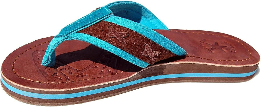 Seestern Sportswear Jungen Jugendliche Leder Zehentrenner Zehensandale Sandalen Gr.36-42/2160 39 EU