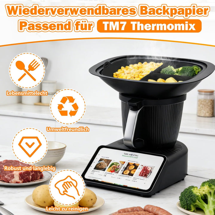 1 Stück Dampfgarform Silikonform Garkorbteiler Dampfgarer Einsatz Gareinsatz & Dampfgarteiler Kompat