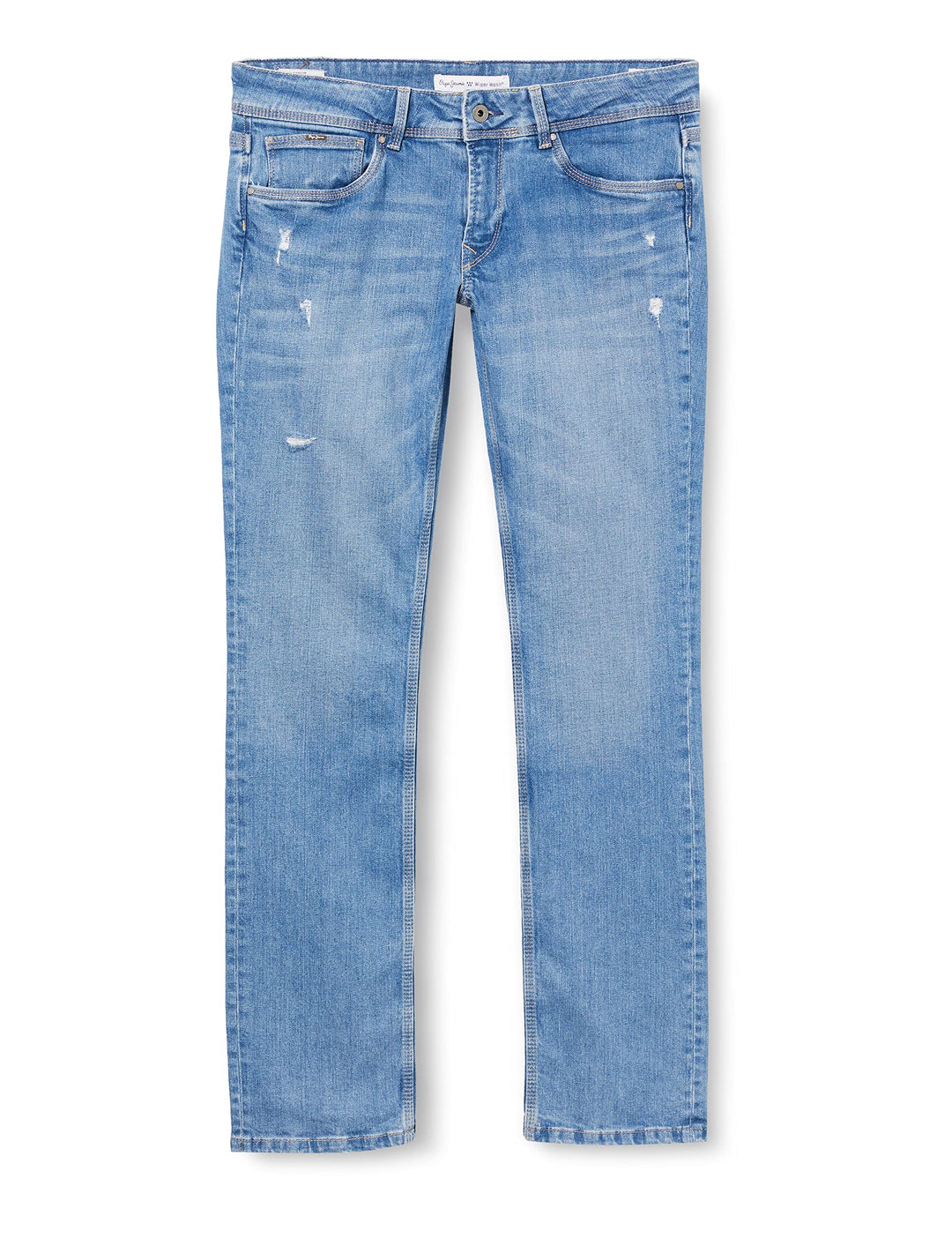 Pepe Jeans Damen Saturn Straight Jeans 24W / 34L Blue (Denim-vs9), 24W / 34L Blue (Denim-vs9)