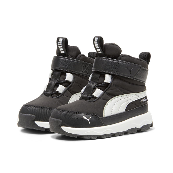 PUMA Unisex Kinder Evolve Boot Puretex Ac+psHigh Boot 20 EU Puma Black Ash Gray Puma White, 20 EU Pu