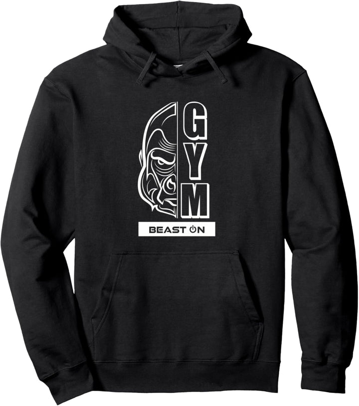 Gym Gorilla Kopf Gym Workout Fitness Training Bodybuilding Pullover Hoodie