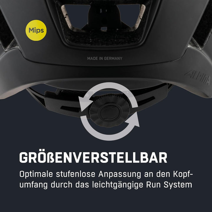 ALPINA Stan MIPS - Leichter, Sicherer & Optimal Belüfteter All-Mountain MIPS Fahrradhelm mit Fliegen