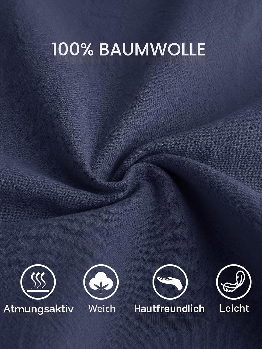 Les umes Damen Baumwolle Capri Casual Hose Elastische Taille Sommer Hose Haremhose mit Navy Blau M,
