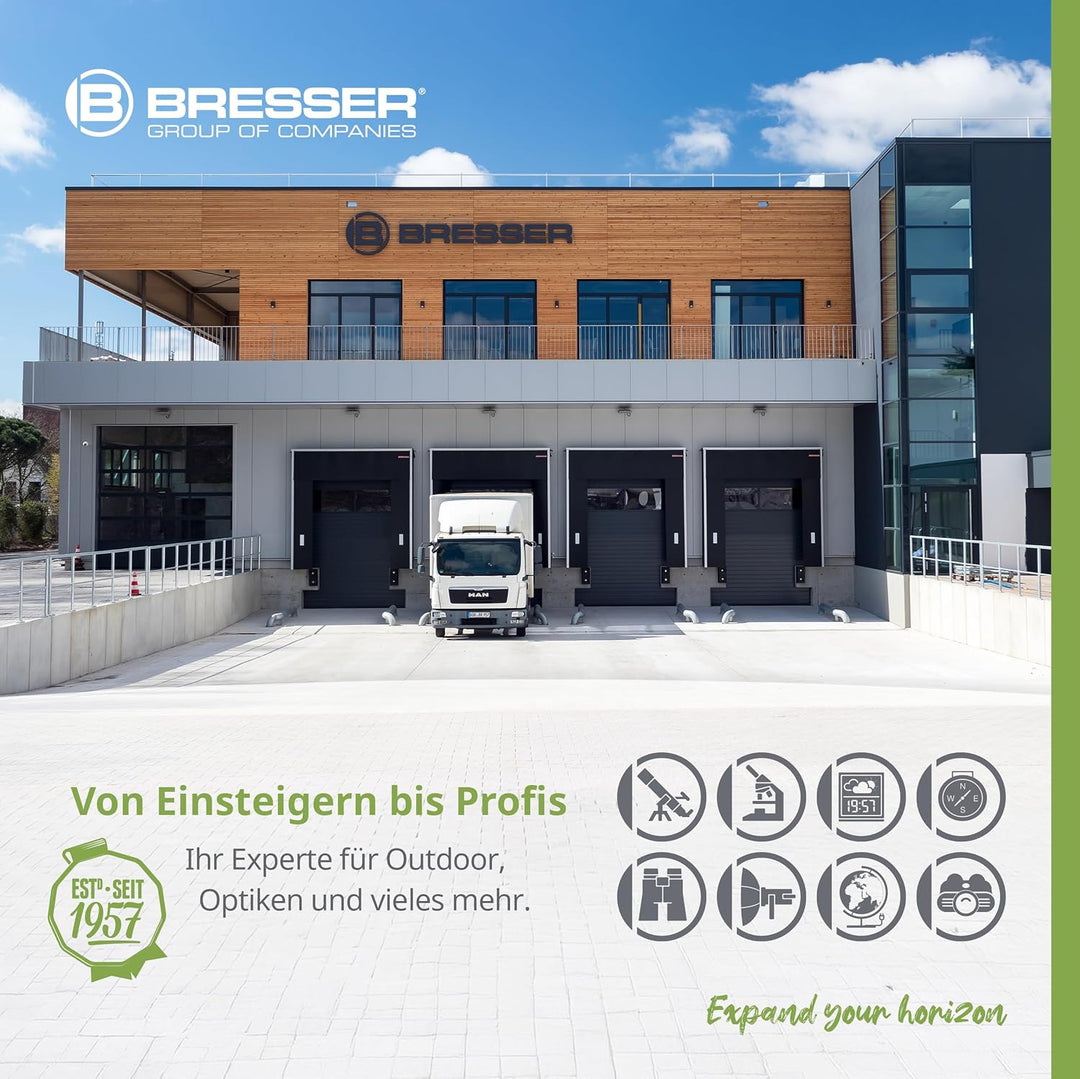 Bresser Junior Linsenteleskop 50/360 für Kinder - Astronomie Einsteigerset mit Zelt, Refraktor Teles