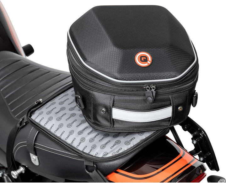QBag Hecktasche Motorrad Motorradtasche Hecktasche ST08 abnehmbar 10-20 Liter, Unisex, Multipurpose,