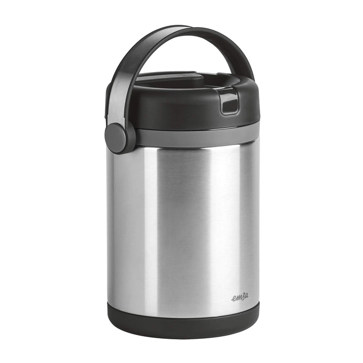 Emsa 509245 Isolier-Speisegefäss, Mobil geniessen, 1,7 Liter, Mit 2 Speiseeinsätzen, 100% dicht, Mob