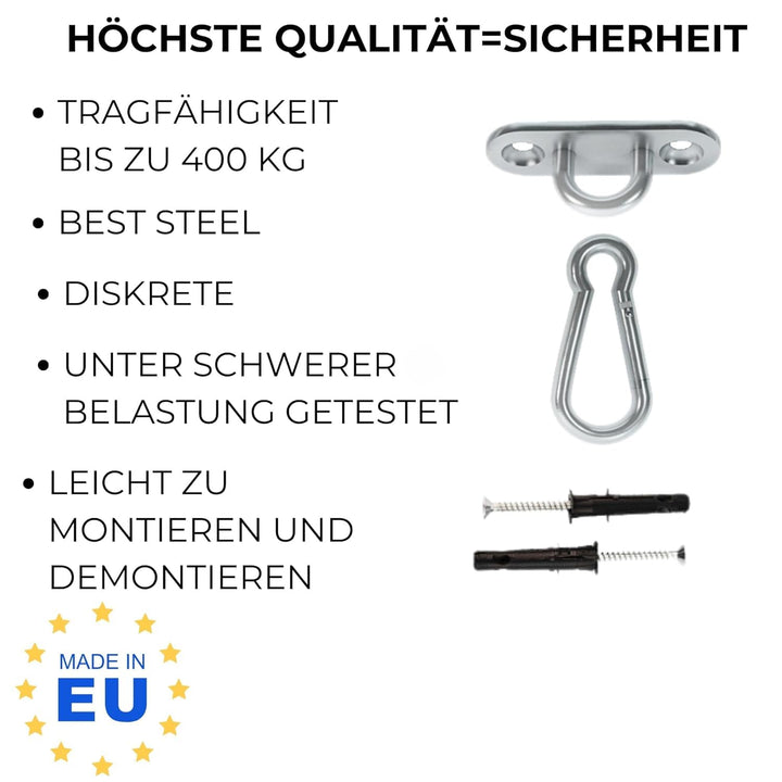 MAMOI® Baby Türhopser mit Haken zur Befestigung | Turschaukel Baby | Hüpfschaukel für Babys | Türhop