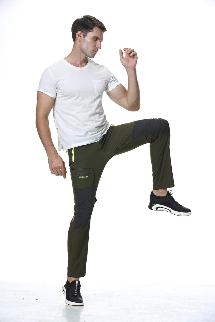 Herren Wanderhose Zip Off Trekkinghose Outdoorhose Wasserdicht Schnelltrocknend Softshellhose Abnehm